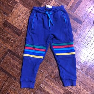 Toddler Rainbow Warrior Knee Blue Sweatpants